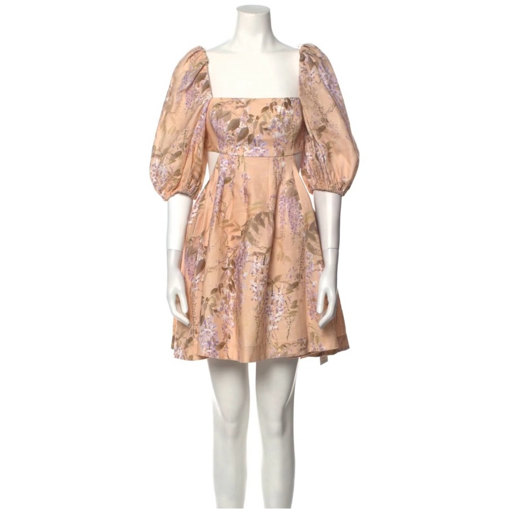 Zimmermann Lilac Wisteria Mini Dress